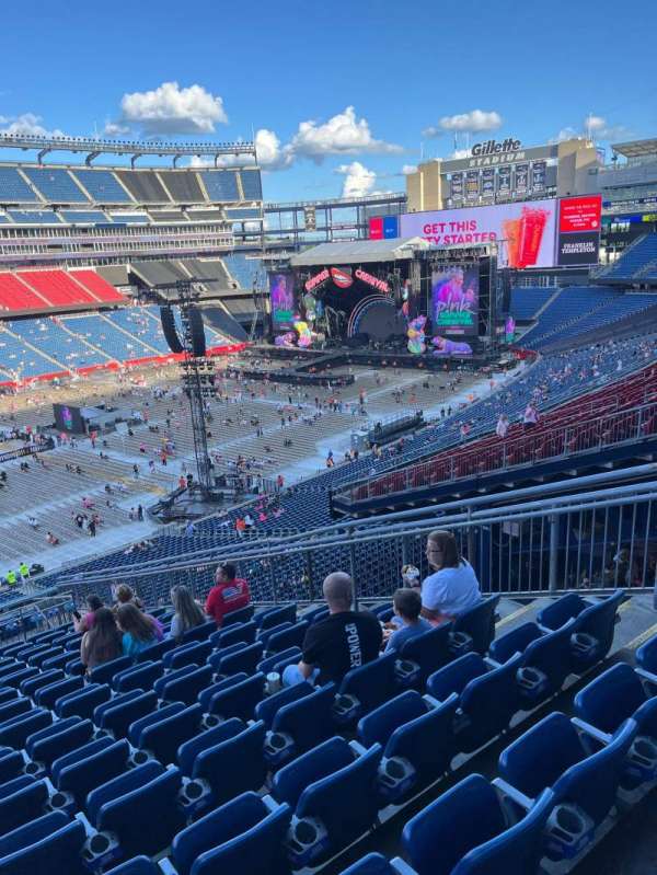 Gillette Stadium, section: 236, row: 22, seat: 7