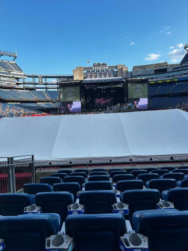 Gillette Stadium, section: 143, row: 8, seat: 16