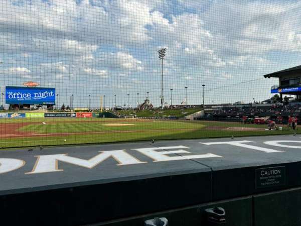 Dow Diamond, section: 103, row: 6, seat: 17