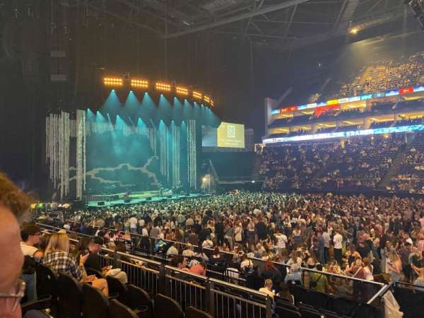 The O2, London, section: 102, row: L, seat: 70