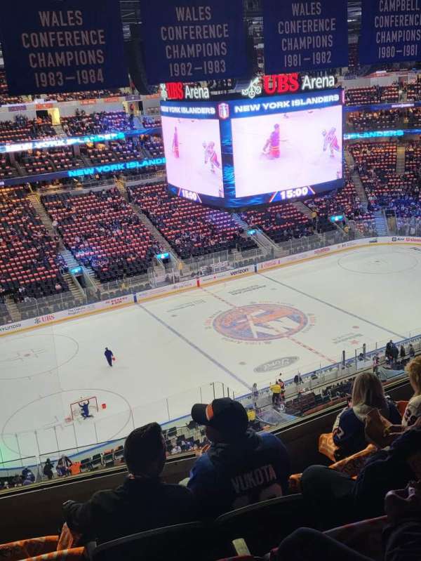 Ubs Arena, section: 308, row: 4, seat: 20