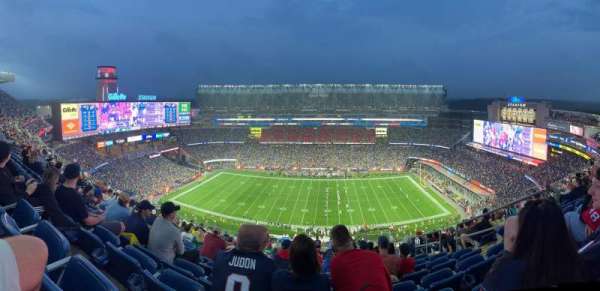 Gillette Stadium, section: 331, row: 21