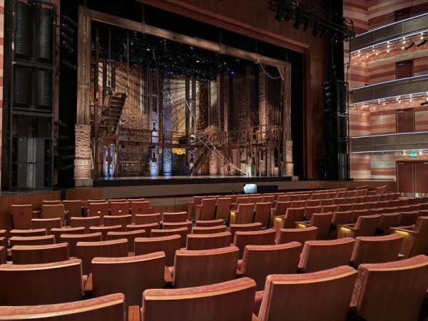 Eccles Theater, section: Orchestra L, row: L, seat: 114