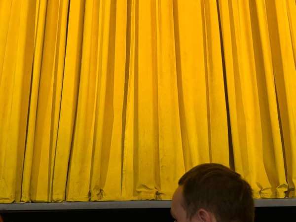 Fortune Theatre, section: Stalls, row: A, seat: 8