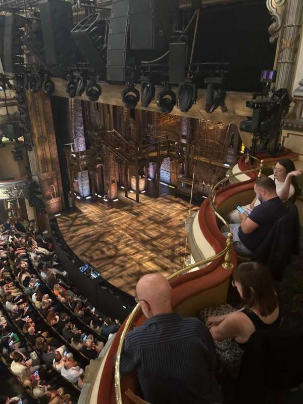 Victoria Palace Theatre, section: Grand circle, row: AA, seat: 3