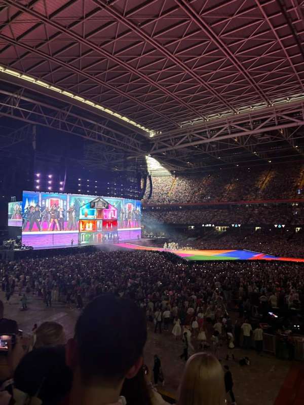 Principality Stadium, section: M29, row: 3, seat: 18