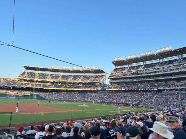 Nationals Park, section: 113, row: S, seat: 1