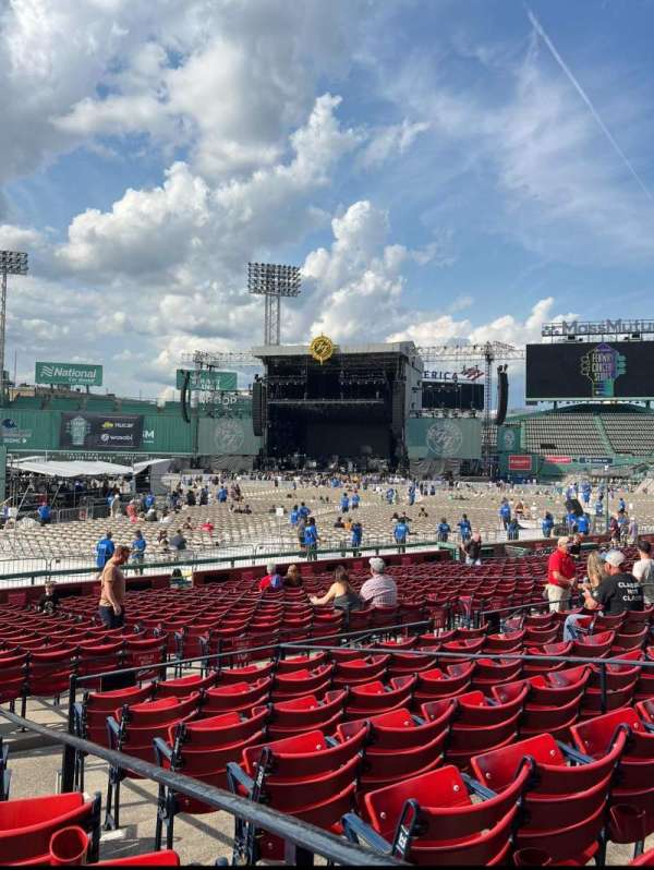 Fenway Park, section: Loge Box 107, row: GG, seat: 2