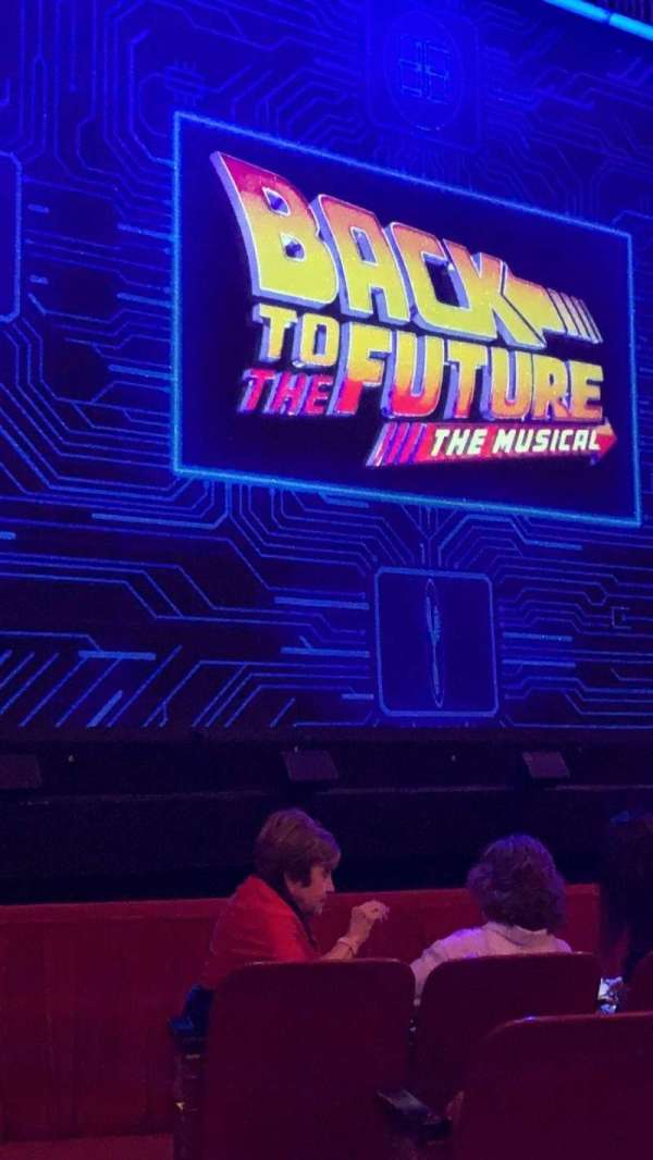 Cadillac Palace Theater, section: Orchestra L, row: E, seat: 1