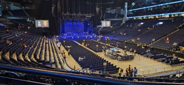 bridgestone arena, section: 119, row: HH, seat: 2