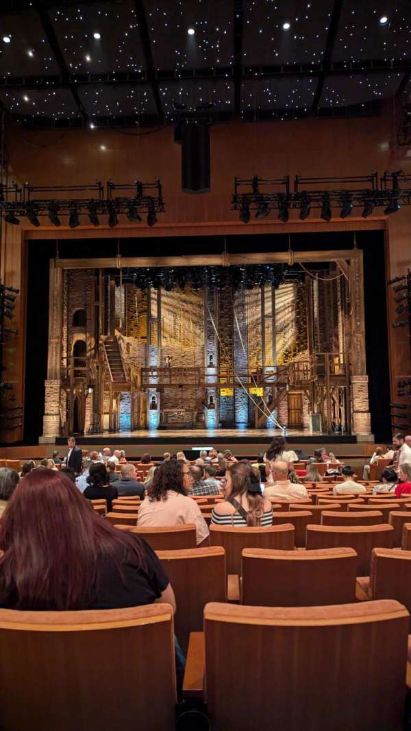 Eccles Theater, section: Orchestra C, row: T, seat: 7