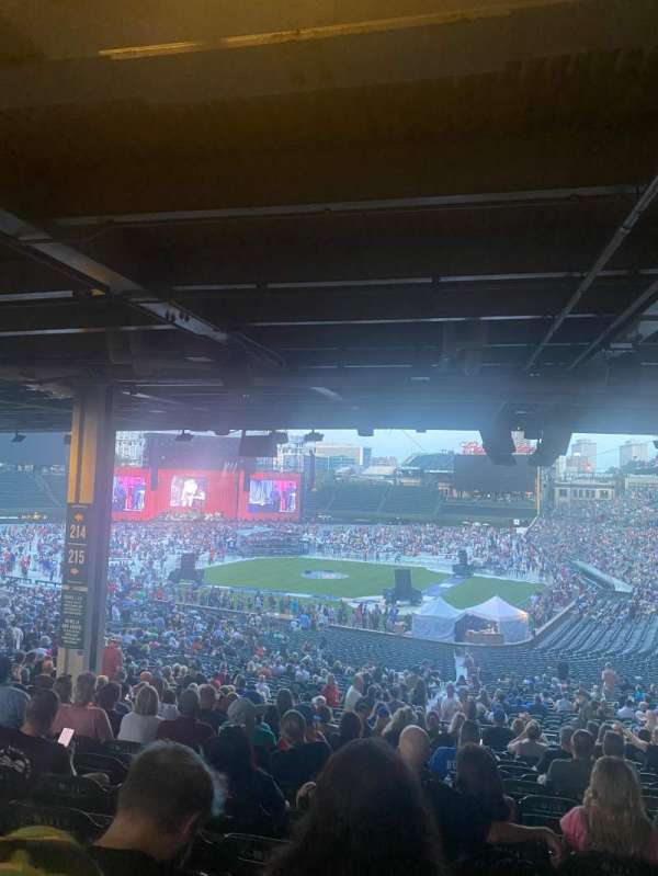Wrigley Field, section: 215, row: 18, seat: 18