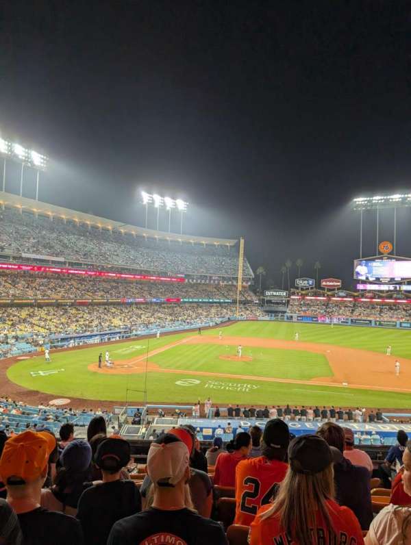 Dodger Stadium, section: 130LG, row: J, seat: 4