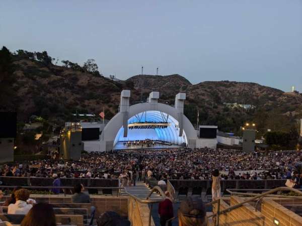 Hollywood Bowl, section: P1, row: 8, seat: 38