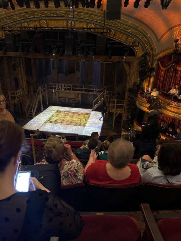 Richard Rodgers Theatre, section: Front Mezzanine R, row: F, seat: 4