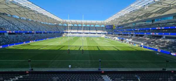 Commbank stadium, section: 224, row: 1, seat: 7