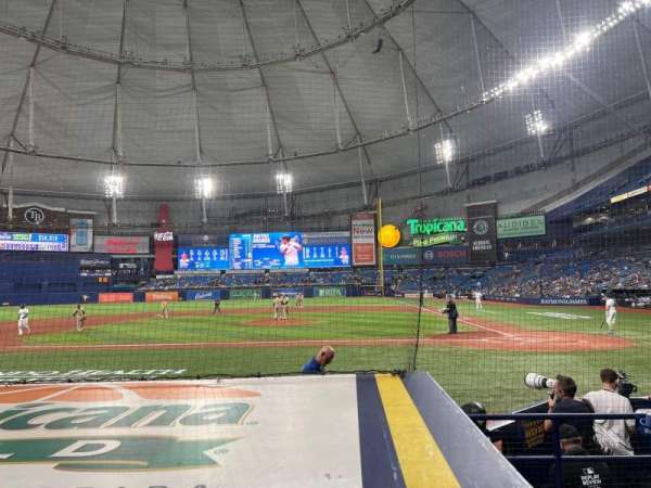 Tropicana Field, section: 111, row: L, seat: 10