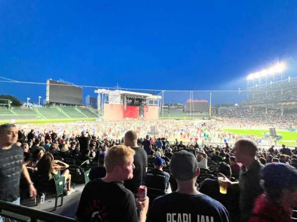 Wrigley Field, section: 209, row: 1, seat: 8