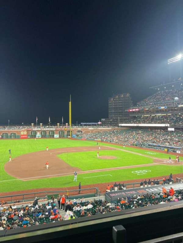 Oracle Park, section: 224, row: A, seat: 11