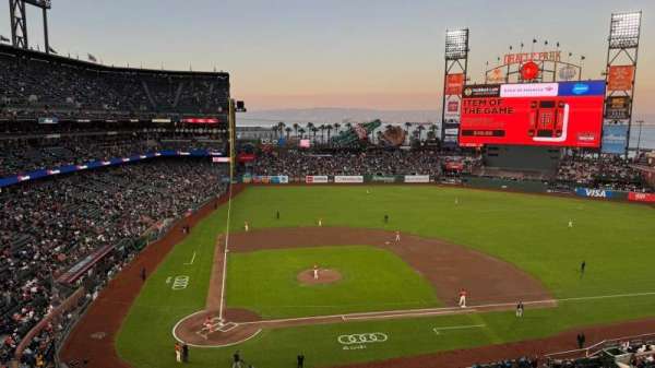 Oracle Park, section: VB311, row: A, seat: 3