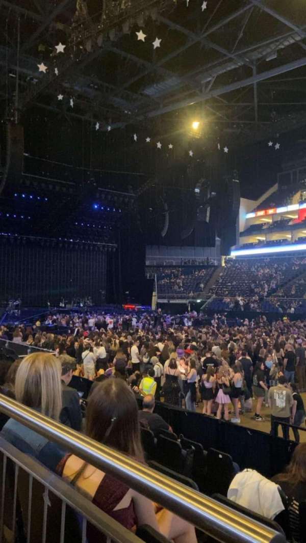 The O2, London, section: 103, row: H, seat: 91-92