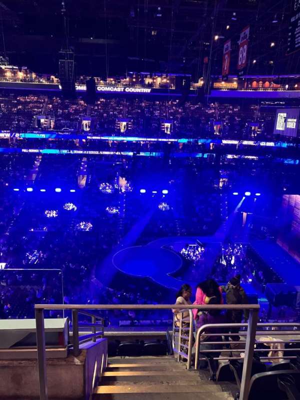Xfinity Mobile Arena, section: 214, row: 9, seat: 2