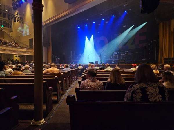 Ryman Auditorium, section: MF-2, row: P, seat: 8