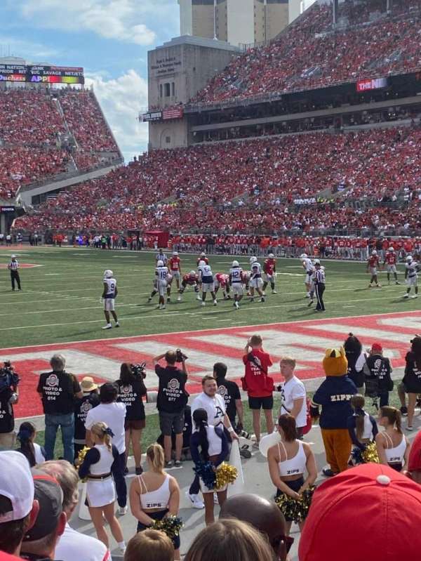 Ohio Stadium, section: 10aa, row: 6, seat: 3