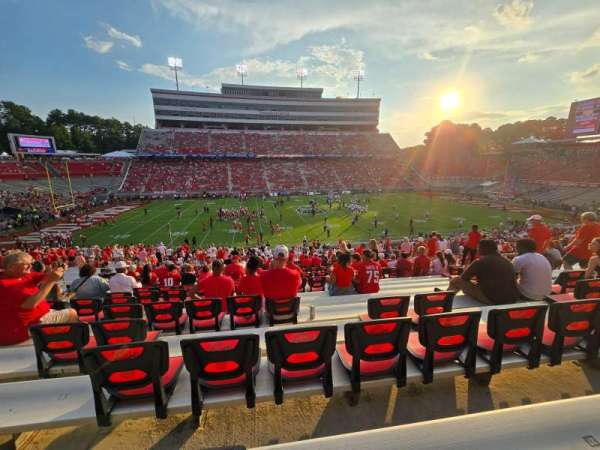 Carter-Finley Stadium, section: 5, row: Kk, seat: 29