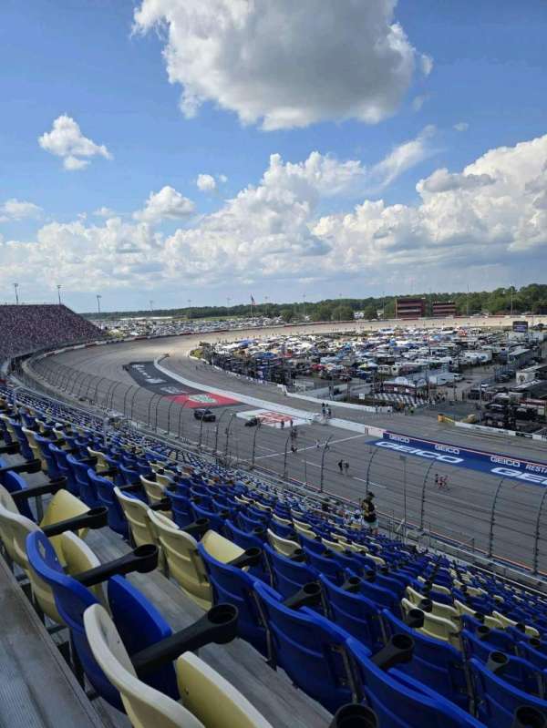 Darlington Raceway, section: Tyler Tower V, row: 19, seat: 4