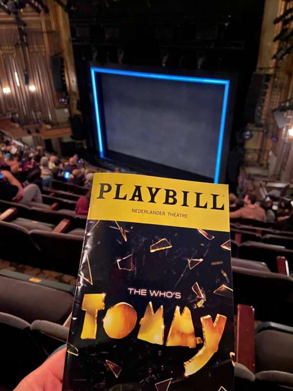 Nederlander Theatre, section: Mezzanine R, row: M, seat: 30