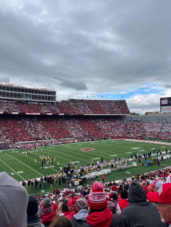 Camp Randall Stadium, section: W, row: 50, seat: 13