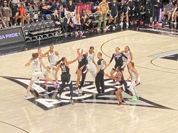 Michelob Ultra Arena, section: 203, row: E, seat: 18