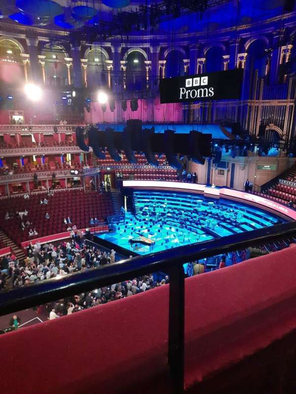 Royal Albert Hall, section: Rausing Circle W, row: 1, seat: 159