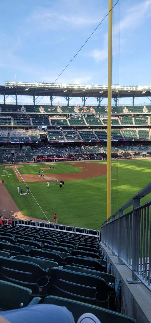 Truist Park, section: 210, row: 12, seat: 1