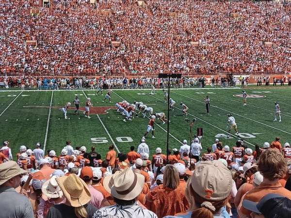 Texas Memorial Stadium, section: 5, row: 15, seat: 7