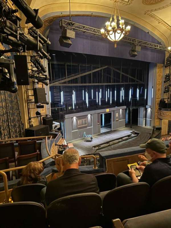 Gerald Schoenfeld Theatre, section: Mezzanine L, row: D, seat: 25-27