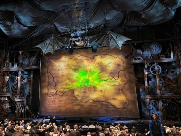 Gershwin Theatre, section: Orchestra C, row: P, seat: 115