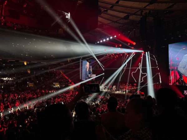 Madison Square Garden, section: 107, row: 9, seat: 2