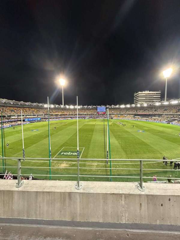 The Gabba, section: 412, row: BB, seat: 76