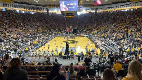 Carver-Hawkeye Arena, section: GG, row: 18, seat: 3