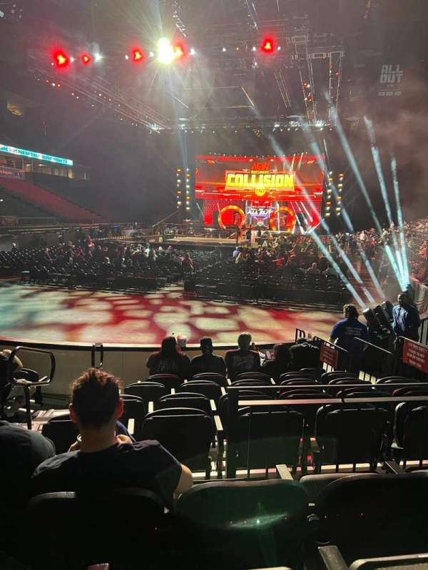 Now Arena, section: 111, row: 8, seat: 3