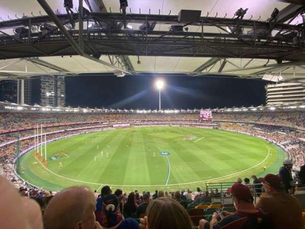 The Gabba, section: 408, row: RR, seat: 475