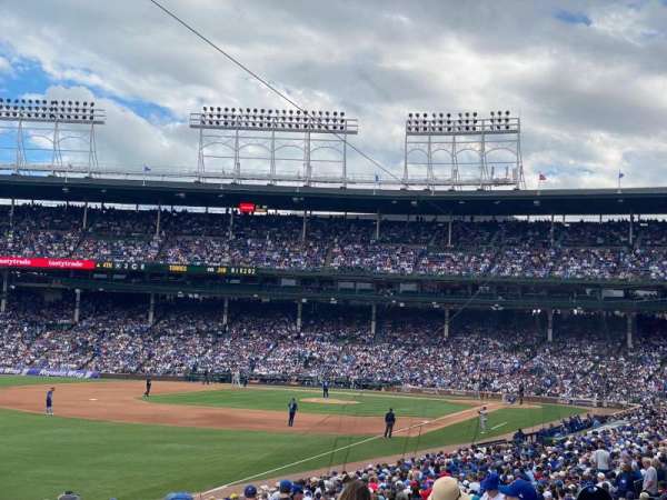 Wrigley Field, section: 204, row: 3, seat: 4