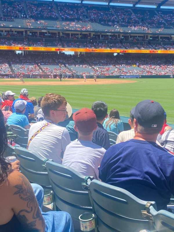 Angel Stadium, section: 131, row: F, seat: 13