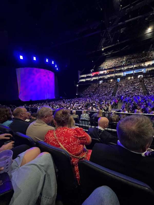 The O2, London, section: 102, row: E, seat: 58