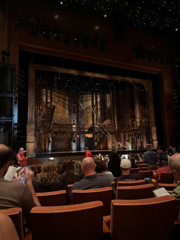 Eccles Theater, section: Orchestra L, row: M, seat: 110