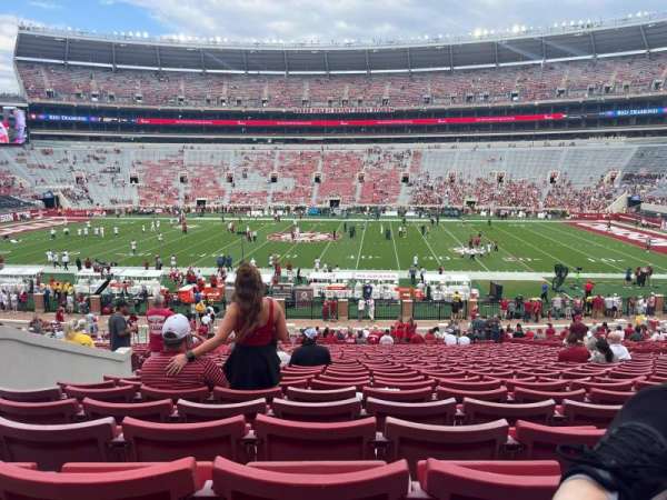 Bryant-Denny Stadium, section: F, row: 40, seat: 16