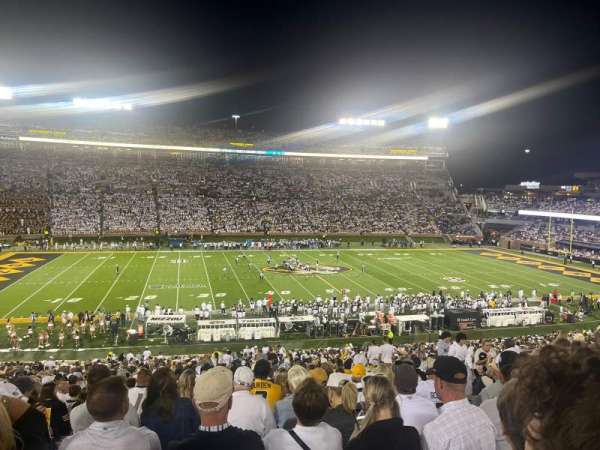 Faurot Field, section: 119, row: 50, seat: 13