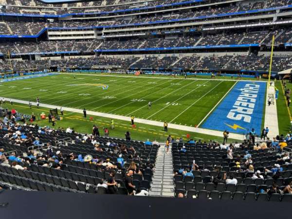 SoFi Stadium, section: 224, row: 1, seat: 1